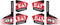 YOSHIMURA Rs 9 Muffler Decal Set 6/Pcs - 961-9070