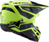 ALPINESTARS Sm3 Heat Helmet Yellow Fluo/Black Glossy 2x - 482-001212X