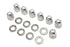Colony Chrome Cylinder Base Acorn Nut and Washer - 7017-16