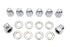 Colony Chrome Cylinder Base Acorn Nut and Washer - 7017-16