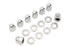 Colony Chrome Cylinder Base Acorn Nut and Washer - 7017-16