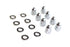 Colony Chrome Cylinder Base Acorn Nut and Washer - 7018-16