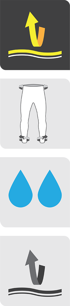 ALPINESTARS Hurricane Rain Pants - Black - 3XL 3224617-10-3X