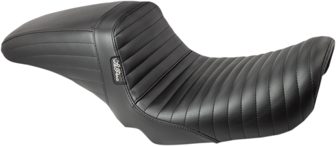 LE PERA Kickflip Seat - Pleated - Black - FXD '04-'05 LF-591PT