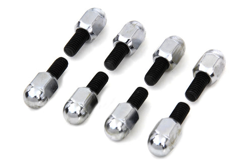 Colony Chrome Acorn Tappet Base Bolt 1/4 inch X 24 Thread - 7131-8