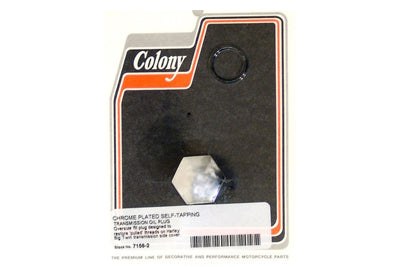 Colony Chrome Self-Tapping Transmission Plug - 7156-2