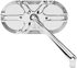 ARLEN NESS Mirror - Side View - Caged Series/Deep Cut - Chrome - Left 13-165