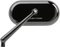 ARLEN NESS Mirror - Side View - Oval - Black - Left 13-170