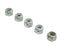 V-Twin Zinc Plated Hex Nuts 1/4 inch-28 Nyloc - 73-0001