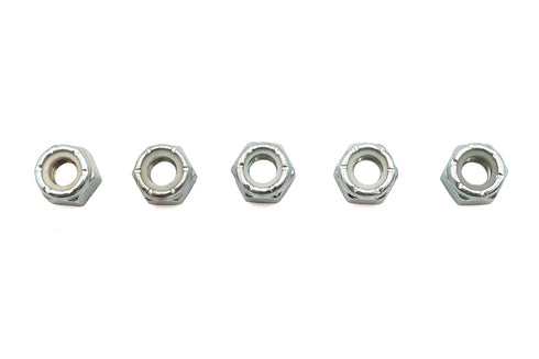 V-Twin Zinc Plated Hex Nuts 5/16 inch-18 Nyloc - 73-0002