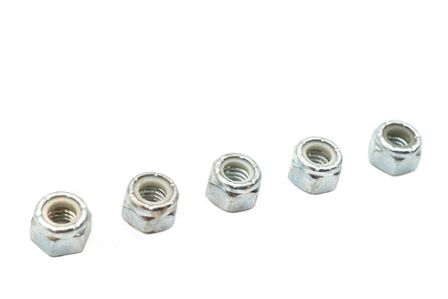 V-Twin Zinc Plated Hex Nuts 5/16 inch-18 Nyloc - 73-0002