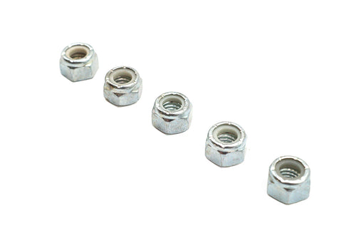 V-Twin Zinc Plated Hex Nuts 5/16 inch-18 Nyloc - 73-0002