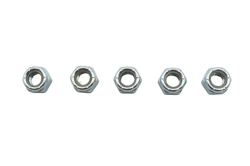 V-Twin Zinc Plated Hex Nuts 5/16 inch-24 Nyloc - 73-0003