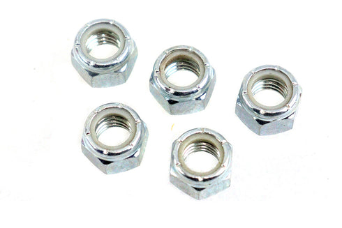 V-Twin Zinc Plated 7/16 inch-14 Nyloc Lock Nut - 73-0006