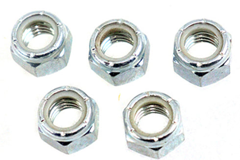 V-Twin Zinc Plated Hex Nuts 7/16 inch-20 Nyloc - 73-0007