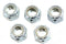 V-Twin Zinc Plated Hex Nuts 7/16 inch-20 Nyloc - 73-0007