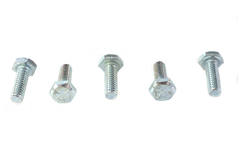 V-Twin Hex Cap Bolts Zinc 1/4 inch X 3/4 inch - 73-0011