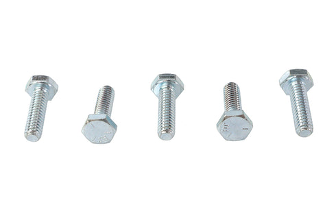 V-Twin Hex Cap Bolts Zinc 1/4 inch X 7/8 inch - 73-0012