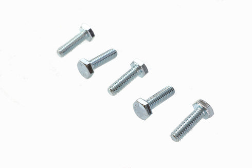 V-Twin Hex Cap Bolts Zinc 1/4 inch X 7/8 inch - 73-0012