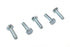 V-Twin Hex Cap Bolts Zinc 1/4 inch X 7/8 inch - 73-0012