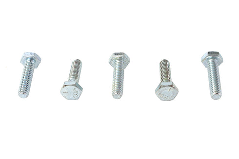 V-Twin Hex Cap Bolts Zinc 1/4 inch-20 x 1 inch - 73-0013
