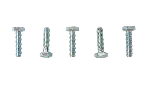 V-Twin Hex Cap Bolts Zinc 1/4 inch-20 x 1 inch - 73-0013