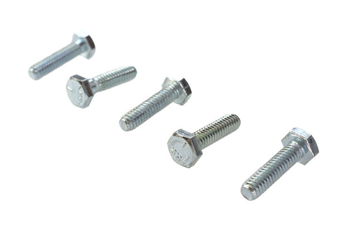 V-Twin Hex Cap Bolts Zinc 1/4 inch-20 x 1 inch - 73-0013