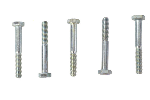V-Twin Hex Cap Bolts Zinc 1/4 inch X 2 inch - 73-0016