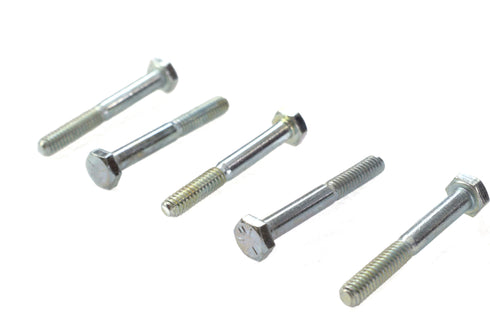 V-Twin Hex Cap Bolts Zinc 1/4 inch X 2 inch - 73-0016