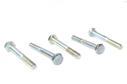 V-Twin Hex Cap Bolts Zinc 1/4 inch X 2 inch - 73-0016