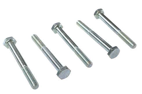 V-Twin Hex Cap Bolts Zinc 1/4 inch X 2-1/4 inch - 73-0017