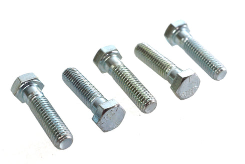 V-Twin Hex Cap Bolts Zinc 3/8 inch-16 x 1-1/2 inch - 73-0028
