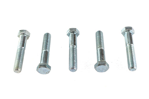 V-Twin Hex Cap Bolts Zinc 3/8 inch x 2 inch - 73-0030