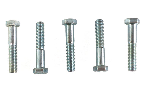 V-Twin Hex Cap Bolts Zinc 3/8 inch x 2 inch - 73-0030