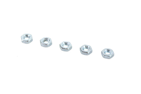 V-Twin Zinc Plated 1/4 inch-20 Hex Jam Nuts - 73-0031