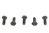 V-Twin Black Hex Cap Bolts 1/4 inch-20 x 3/8 inch - 73-0050