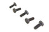 V-Twin Black Hex Cap Bolts 1/4 inch-20 x 3/8 inch - 73-0050