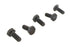 V-Twin Black Hex Cap Bolts 1/4 inch-20 x 3/8 inch - 73-0050