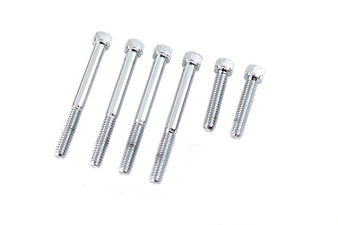 V-Twin Oil Pump Mount Set Allen Chrome - 73-0061