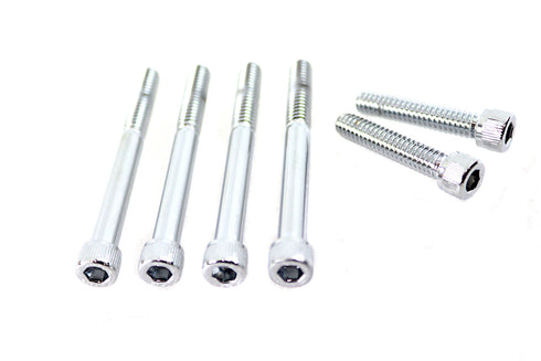 V-Twin Oil Pump Mount Set Allen Chrome - 73-0061