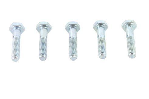 V-Twin Zinc Hex Cap Bolts 7/16 inch-14 x 1 inch - 73-0086