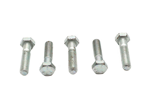 V-Twin Zinc Hex Cap Bolts 5/16 inch-24 x 1-3/8 inch - 73-0108