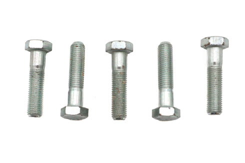 V-Twin Zinc Hex Cap Bolts 5/16 inch-24 x 1-3/8 inch - 73-0108