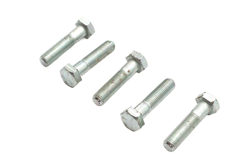V-Twin Zinc Hex Cap Bolts 5/16 inch-24 x 1-3/8 inch - 73-0108