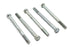 V-Twin Zinc Hex Cap Bolts 5/16 inch-24 x 4 inch - 73-0118