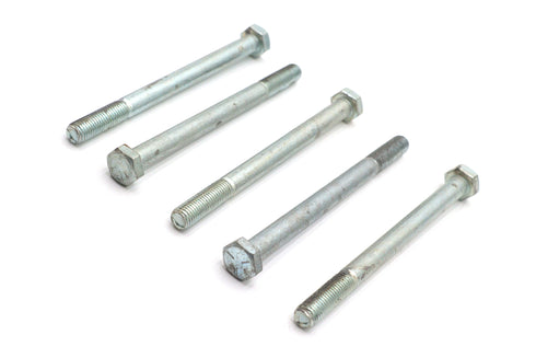 V-Twin Zinc Hex Cap Bolts 5/16 inch-24 x 4 inch - 73-0118