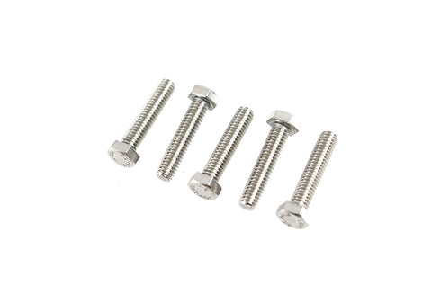 V-Twin Zinc Hex Cap Bolts 7/16 inch-20 x 3/4 inch - 73-0131