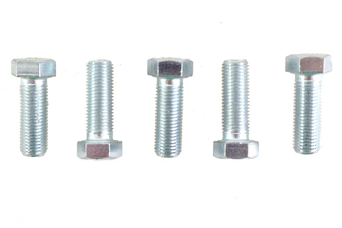 V-Twin Zinc Hex Cap Bolts 7/16 inch-20 x 1-1/4 inch - 73-0133
