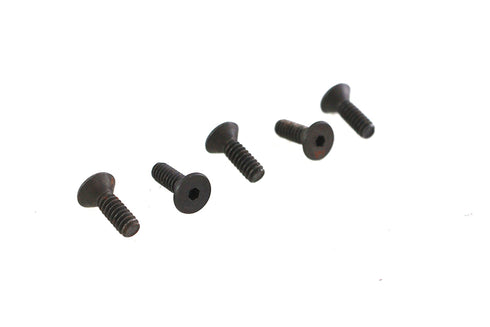 V-Twin Allen Flat Head Screws Black 6-32 x 7/16 inch - 73-0148