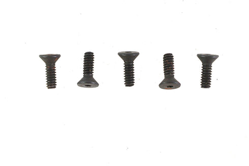 V-Twin Allen Flat Head Screws Black 6-32 x 7/16 inch - 73-0148